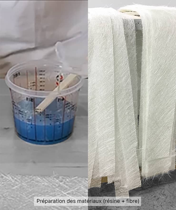 Préparation matériaux ACCUEIL c