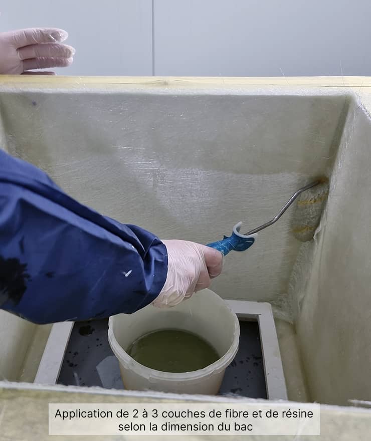 Résine + fibre ACCUEIL c