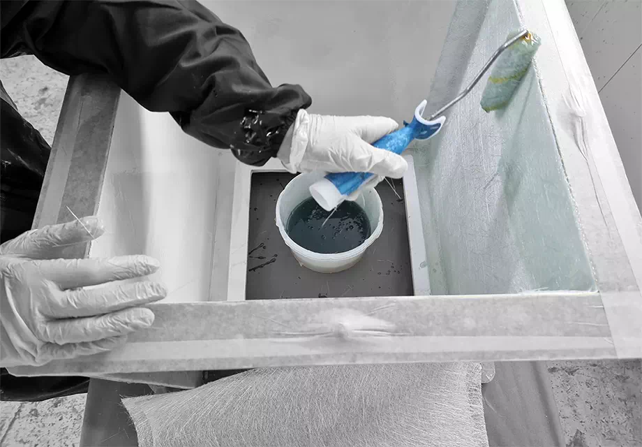 Peinture résine couleur