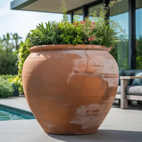 Pot en terre cuite